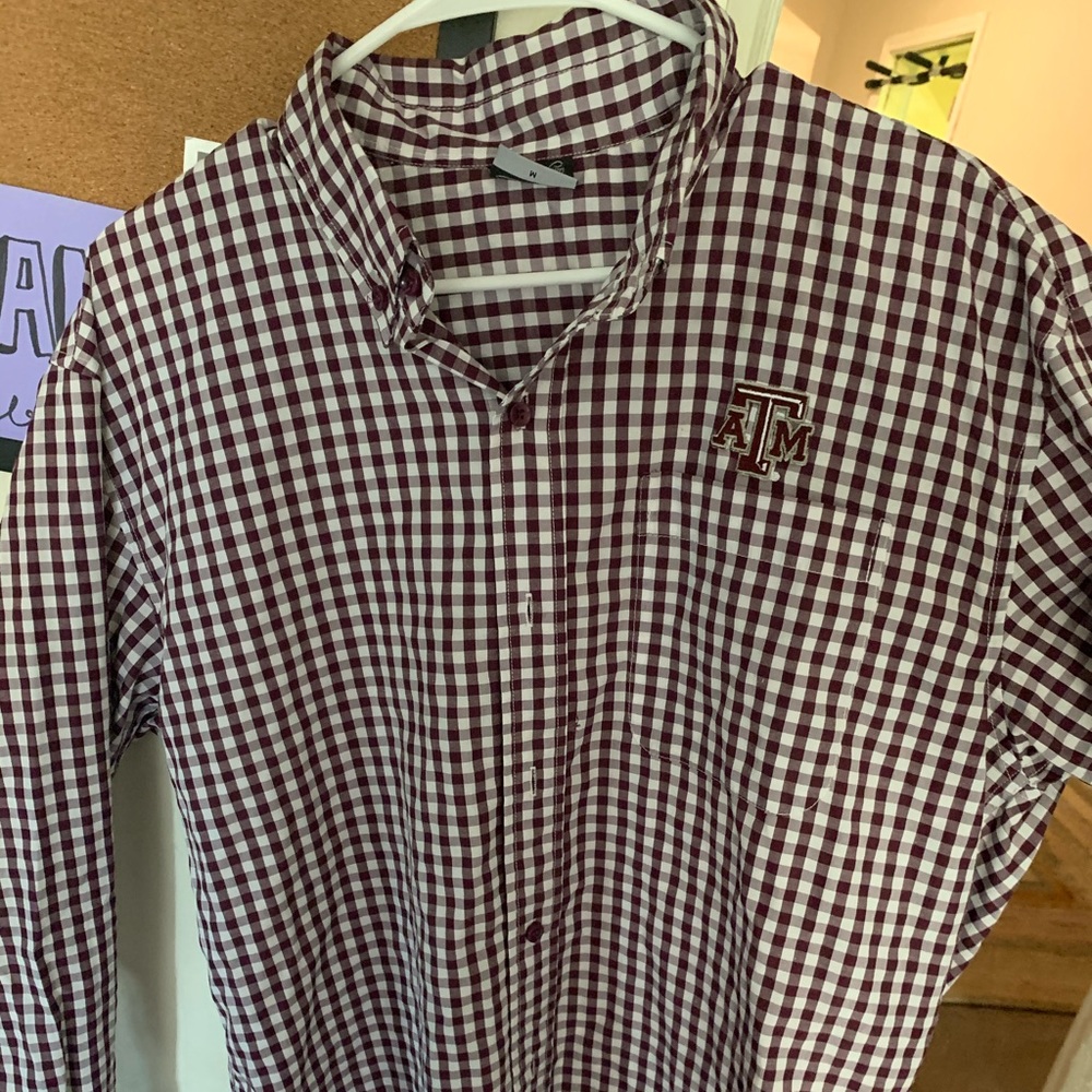 College Outfitters Texas A&M button down shirt
